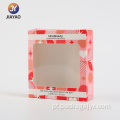 Caixa de janela transparente geométrica rosa
